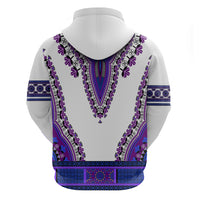Africa Hoodie African Dashiki Royal Purple Version - Wonder Print Shop
