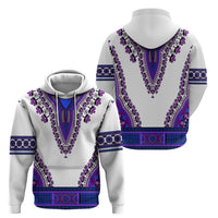 Africa Hoodie African Dashiki Royal Purple Version - Wonder Print Shop