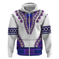 Africa Hoodie African Dashiki Royal Purple Version - Wonder Print Shop