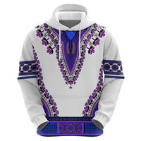 Africa Hoodie African Dashiki Royal Purple Version - Wonder Print Shop