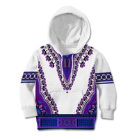 Africa Kid Hoodie African Dashiki Royal Purple Version - Wonder Print Shop