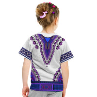 Africa Kid T Shirt African Dashiki Royal Purple Version - Wonder Print Shop