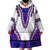 Africa Wearable Blanket Hoodie African Dashiki Royal Purple Version - Wonder Print Shop