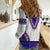 Africa Women Casual Shirt African Dashiki Royal Purple Version - Wonder Print Shop