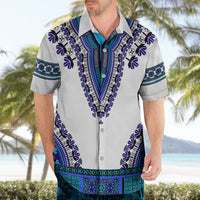 Africa Hawaiian Shirt African Dashiki Royal Blue Version - Wonder Print Shop