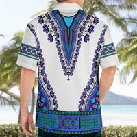 Africa Hawaiian Shirt African Dashiki Royal Blue Version - Wonder Print Shop