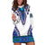 Africa Hoodie Dress African Dashiki Royal Blue Version - Wonder Print Shop