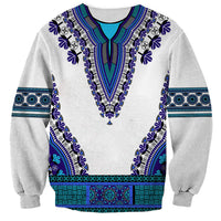 Africa Sweatshirt African Dashiki Royal Blue Version - Wonder Print Shop