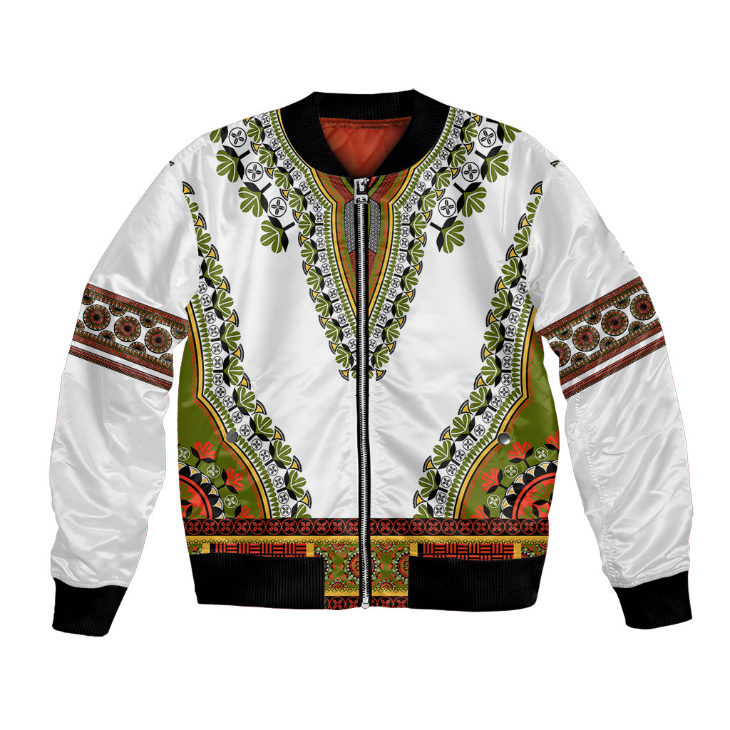 Africa Bomber Jacket African Dashiki Royal Gold Version - Wonder Print Shop