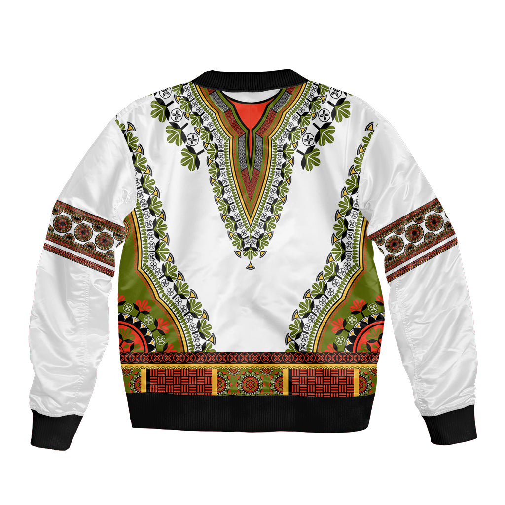Africa Bomber Jacket African Dashiki Royal Gold Version - Wonder Print Shop