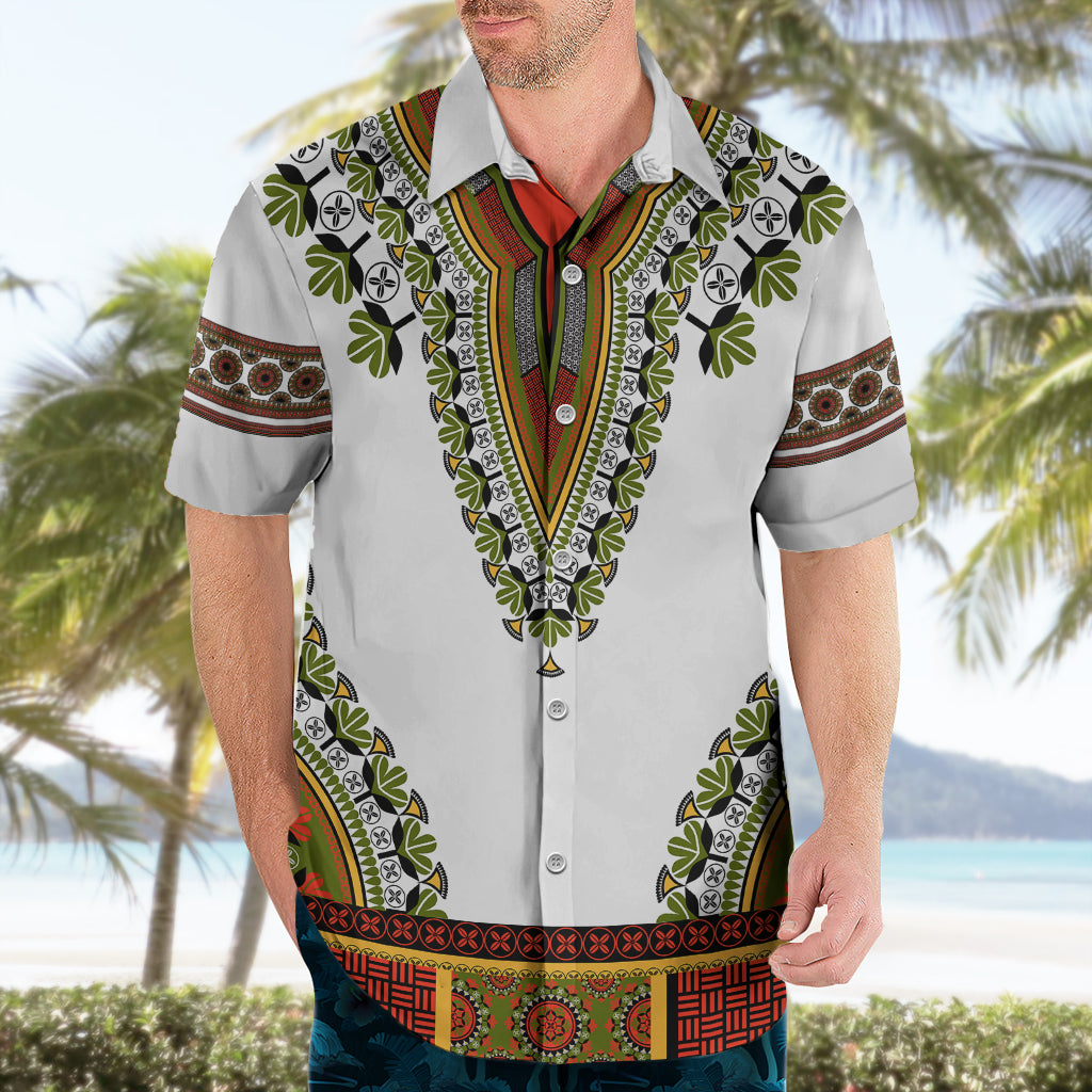 Africa Hawaiian Shirt African Dashiki Royal Gold Version - Wonder Print Shop