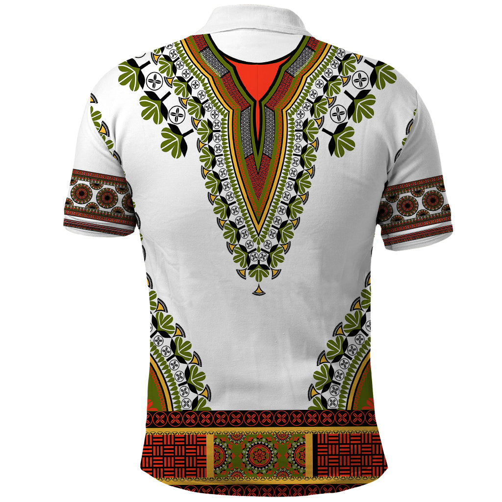 Africa Polo Shirt African Dashiki Royal Gold Version - Wonder Print Shop