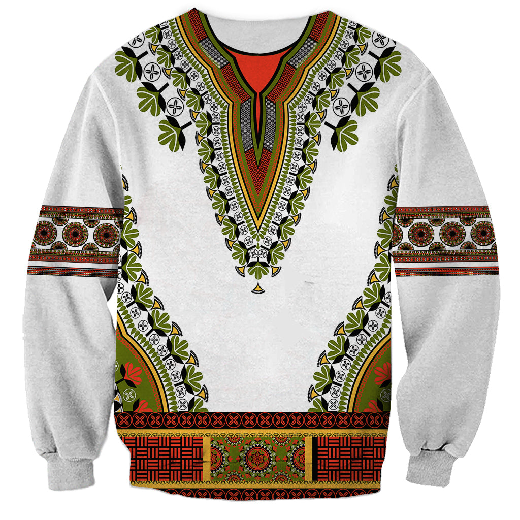 Africa Sweatshirt African Dashiki Royal Gold Version - Wonder Print Shop