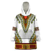 Africa Wearable Blanket Hoodie African Dashiki Royal Gold Version - Wonder Print Shop