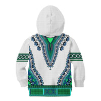 Africa Kid Hoodie African Dashiki Royal Turquoise Version - Wonder Print Shop