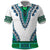 Africa Polo Shirt African Dashiki Royal Turquoise Version - Wonder Print Shop