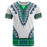 Africa T Shirt African Dashiki Royal Turquoise Version - Wonder Print Shop