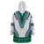 Africa Wearable Blanket Hoodie African Dashiki Royal Turquoise Version - Wonder Print Shop