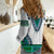 Africa Women Casual Shirt African Dashiki Royal Turquoise Version - Wonder Print Shop
