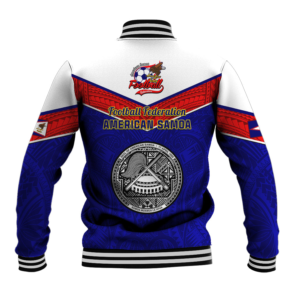 American Samoa Football Baseball Jacket Polynesian Sporty Style - Wonder Print Shop