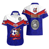 American Samoa Football Hawaiian Shirt Polynesian Sporty Style - Wonder Print Shop