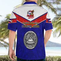 American Samoa Football Hawaiian Shirt Polynesian Sporty Style - Wonder Print Shop