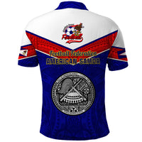 American Samoa Football Polo Shirt Polynesian Sporty Style - Wonder Print Shop