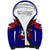 American Samoa Football Sherpa Hoodie Polynesian Sporty Style - Wonder Print Shop