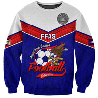 American Samoa Football Sweatshirt Polynesian Sporty Style - Wonder Print Shop
