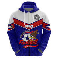 Personalised American Samoa Football Hoodie Polynesian Sporty Style - Wonder Print Shop