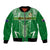 Cook Islands Football Bomber Jacket Go Kuki Airani Polynesian Sporty Style - Wonder Print Shop