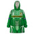 Cook Islands Football Wearable Blanket Hoodie Go Kuki Airani Polynesian Sporty Style - Wonder Print Shop