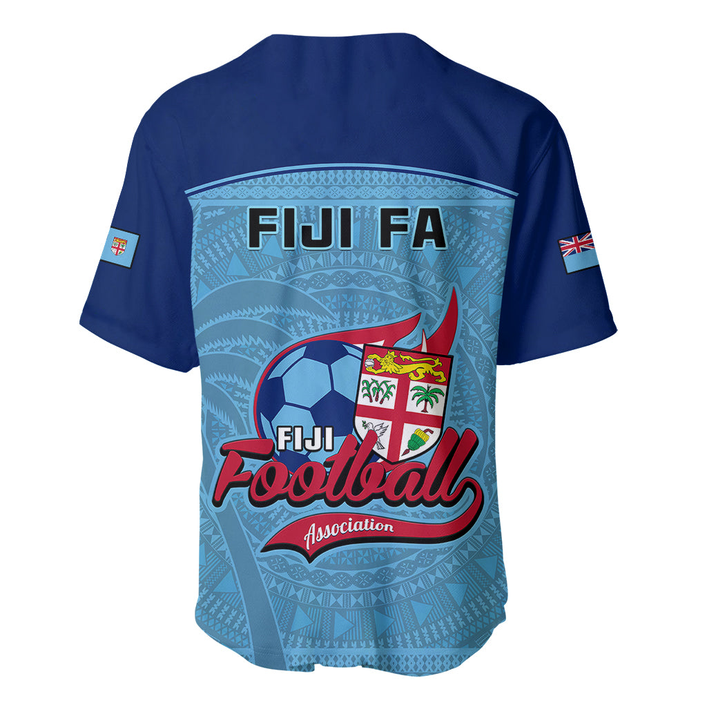 Fiji Football Baseball Jersey Fijian Tapa Pattern Sporty Style - Wonder Print Shop