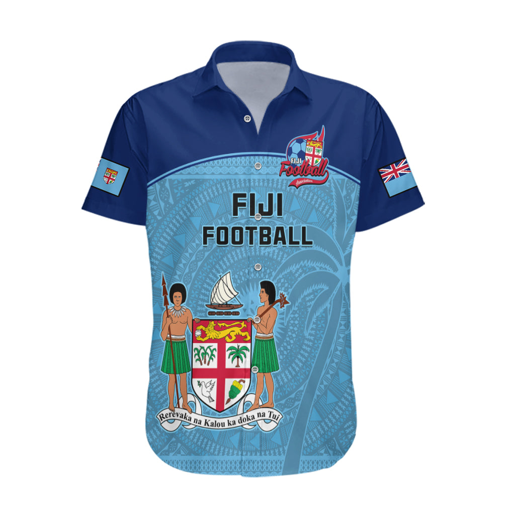Fiji Football Hawaiian Shirt Fijian Tapa Pattern Sporty Style - Wonder Print Shop