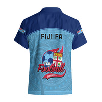 Fiji Football Hawaiian Shirt Fijian Tapa Pattern Sporty Style - Wonder Print Shop