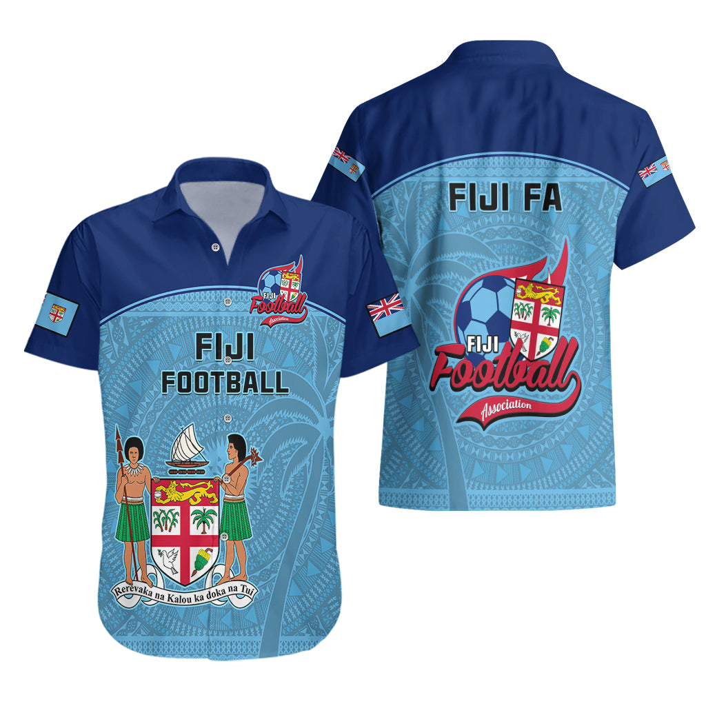 Fiji Football Hawaiian Shirt Fijian Tapa Pattern Sporty Style - Wonder Print Shop