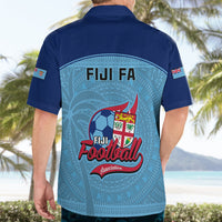Fiji Football Hawaiian Shirt Fijian Tapa Pattern Sporty Style - Wonder Print Shop