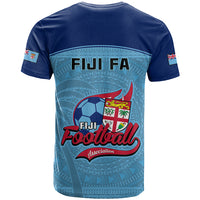 Fiji Football T Shirt Fijian Tapa Pattern Sporty Style - Wonder Print Shop
