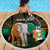 Personalized Cote dIvoire Independence Day Beach Blanket Ivory Coast Elephant African Pattern - Wonder Print Shop