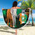 Personalized Cote dIvoire Independence Day Beach Blanket Ivory Coast Elephant African Pattern - Wonder Print Shop