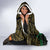 Personalized Cote dIvoire Independence Day Hooded Blanket Ivory Coast Elephant African Pattern