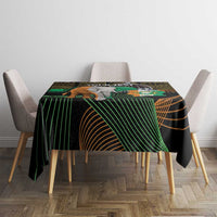 Personalized Cote dIvoire Independence Day Tablecloth Ivory Coast Elephant African Pattern - Wonder Print Shop