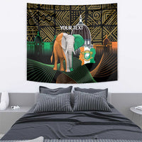 Personalized Cote dIvoire Independence Day Tapestry Ivory Coast Elephant African Pattern - Wonder Print Shop