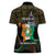 Personalized Cote dIvoire Independence Day Women Polo Shirt Ivory Coast Elephant African Pattern - Wonder Print Shop