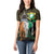 Personalized Cote dIvoire Independence Day Women Polo Shirt Ivory Coast Elephant African Pattern - Wonder Print Shop