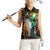 Personalized Cote dIvoire Independence Day Women Sleeveless Polo Shirt Ivory Coast Elephant African Pattern - Wonder Print Shop