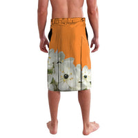 Personalized Ivory Coast Independence Day Lavalava Ornithogalum Arabicum Happy 64 Years Anniversary - Wonder Print Shop