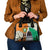 Personalized Ivory Coast Independence Day Shoulder Handbag Ornithogalum Arabicum Happy 64 Years Anniversary