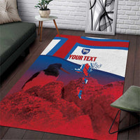 Faroe Islands National Day Area Rug Olavsoka Faroes Map With Tjaldur - Wonder Print Shop