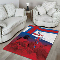 Faroe Islands National Day Area Rug Olavsoka Faroes Map With Tjaldur - Wonder Print Shop